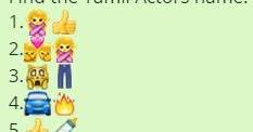Guess these 10 vegetables names : Find The Tamil Actors Name Whatsapp Emoji Quiz Puzzles World