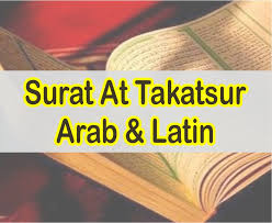 Surat ini terdiri dari delapan ayat. Surat Pendek Al Hakumut Bacaan Surat At Takatsur Lengkap