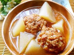 蘿蔔獅子頭湯 電鍋版 by 花媽甜心派 recipe everyday food taiwanese food asian desserts