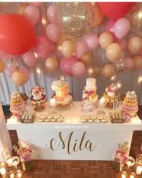 Birthday Decorations For Her At Home 59 Birthday Home Decor That Make Your Flat Look Great Stylish Home Decorating Designs Baby Shower Party Decorations Girl Baby Shower Party Baby Shower Parties