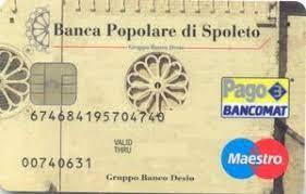 Banca popolare di spoleto s.p.a. Bank Card Banka Popolare Di Spoleto Banka Popolare Di Spoleto Italy Col It Ms 0046