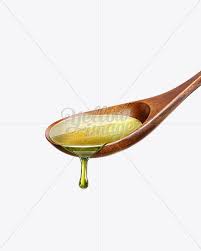 Wooden Spoon With Olive Oil And Olive In Object Mockups On Yellow Images Object Mockups