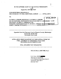 Appealed from the Chancery Court of Desoto County, Mississippi Docket No.  08-06-1182 Honorable Vicki Cobb