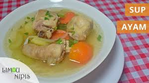 Kemudian kecilkan api dan biar masak perlahan. Sup Ayam Remake Youtube