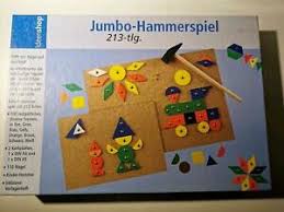 Anregungen zum bauen geben die vorlagen oder man gestaltet motive nach. Jumbo Hammerspiel Spielzeug Gunstig Gebraucht Kaufen Ebay Kleinanzeigen