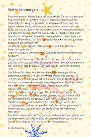 Kurze adventsgeschichten zum nachdenken / texte zu weihnachten christliche perlen. Sternchenmorgen Winterzeit