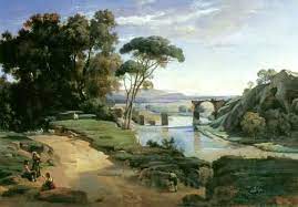 This gave corot the right to show his pictures… Bridge At Narni My Daily Art Display