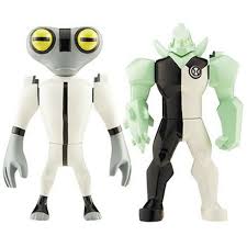 Grey matter's epic ultimate ability! Ben 10 Alien Force Alien Creation Chamber Diamondhead Grey Matter Mini Figure 2 Pack Bandai America Toywiz