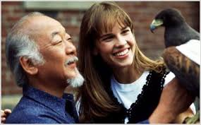 Hahaha From The Karate Kid 2 Featuring A Young Hilary Swank Karate Kid Karate Kid Movie Karate