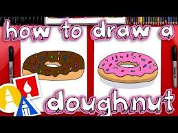 How To Draw A Doughnut Art For Kids Hub Art For Kids Hub Art Drawings For Kids Art For Kids