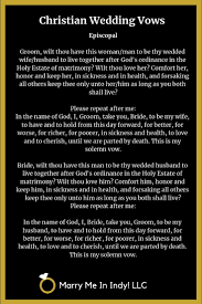 Episcopal Wedding Vows Christian Wedding Vows Marriage Vows Wedding Vows