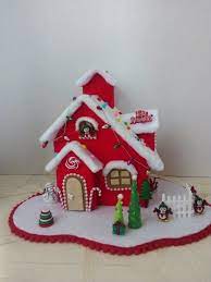 43 Ideas De Casita De Carton Navidad Navidad Casa De Carton Casas De Navidad