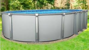 Above Ground Saltwater Pools Best Above Ground Pools The Pool Factory Saltwater Pool Oval Pool Above Ground Pool