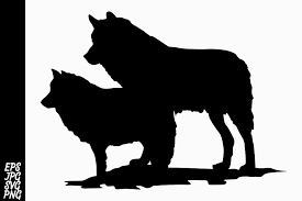 Download Wolf Silhouette Svg Graphic By Arief Sapta Adjie Ii Wolf Silhouette Silhouette Wolf PSD Mockup Templates