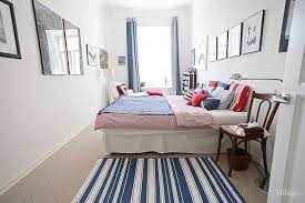 Use color and pattern to draw attention to certain design elements, such as an accent wall. Long Bedroom Ideas Master Bedroom Furniture Layout Narrow Bedroom