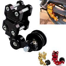 Motorcycle Refires Pieces Motorcycle Chain Auto Tensioner Rubber Chain Tensioner Aluminum For Yamaha Kawasaki Ho Motorcycle Chain Motorbike Design Harley Bikes