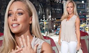 Kendra Wilkinson points out her wedding ring to promote Kendra On Top