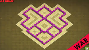 Clash Of Clans Th5 War Base Town Hall 5 Base Defense Strategy New 2016 Th5 Base Clashtrack Com