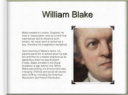 William Blake Poem Analysis By Brennan Pierce