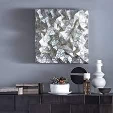 Graphic Wood Wall Art Whitewashed Square Mirror Wall Art Starfish Wall Decor Wall Decor