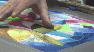 Coucou mes p'tits arc en ciel ! Le Pastel A L Huile Sennelier Youtube