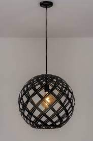 hanglamp 12587 design modern metaal zwart hanglamp woonkamerverlichting plafondlamp