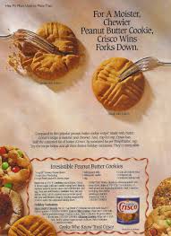 Soft Water Crisco Peanut Butter Cookies Retro Recipes Peanut Butter Cookies