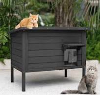 Amazon.com : Ciokea Outdoor Cat House Weatherproof, Feral ...
