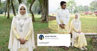 Dengan lebih banyak pilihan warna yang menarik. Cutenya Raja Permaisuri Agong Puji Busana Pengantin Perempuan Ini Lepat Pisang