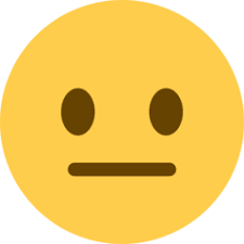 The emoji with a straight line mouth and open eyes shows not giving away any particular emotion. Neutral Face Emoji Meaning Copy Paste