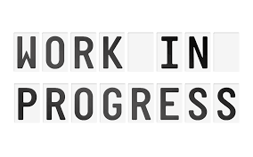 Work in progress (countable and uncountable, plural works in progress). Design And Branding Studio Work In Progress