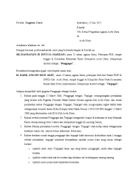 Yang bertanda tangan di bawah ini: Contoh Surat Cerai Gugat Suami