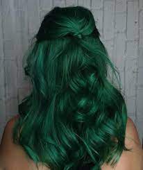 This Fall S Evergreen Hair Color Trend Is Not For The Faint Of Heart Green Hair Dye Dark Green Hair Hair Inspo Color