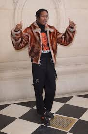 See more ideas about asap rocky outfits, asap rocky, pretty flacko. Asap Rocky Wears Dior Homme Fur Jacket Turtleneck Sweater Pants And Nike X Vlone Sneakers Upscalehype Asap Rocky Fashion Pretty Flacko Fashion