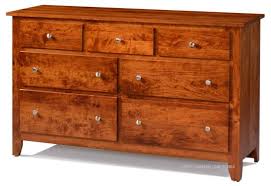 Hoot Judkins Furniture Simply Amish Amish Crafted Solid Character Cherry Wood Shenandoah 7 Drawer Dresser In Michaels Finish