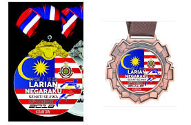 Sehati sejiwa + keranamu malaysia + jalur gemilang + satu malaysia Larian Negaraku Sehati Sejiwa 2018 Justrunlah
