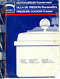 Mirro Pressure Cooker Canner English Manualzz Com