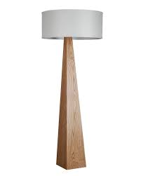 Modern Style Wooden Floor Lamp With Triangle Base Lamba