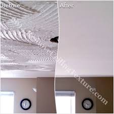 Textured Ceiling Removal Before And After Of Kitchen Ceilings Ceilingtextureremoval Ceiling Texture Ceiling How To Remove