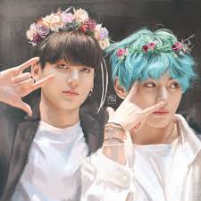 Icon💜 (@haruchannel23) foto bts bts photo taehyung fanart bts taehyung taekook v chibi v bts wallpaper kpop drawings fanarts anime. Make You A Bts Fanart By Amalteamontero Fiverr