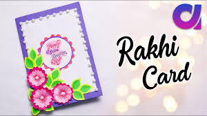 How to make rakshabandhan card at home || diy rakhi card || rakshabandhan card 2021the piyu multiple activities youtube channel is related art ,craft , cakes. Paper Rakhi Card Craft Idea Raksha Bandhan 2018 Easy Gift Idea Paper Flower Card Artkala Youtube