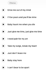 Well, that's where song craft comes in. Guidelines