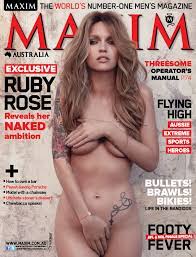 Ruby Rose naked on October issue of Maxim - Mumbrella