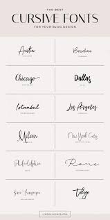 Here's a comprehensive list of 50 best free script fonts for designers The Best Cursive Fonts For Your Blog Design Best Cursive Fonts Cursive Fonts Beautiful Cursive Fonts