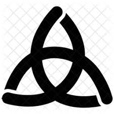 Triquetra Icon Of Glyph Style Available In Svg Png Eps Ai Icon Fonts The triquetra is a triangular figure composed of three interlaced arcs, or (equivalently) three overlapping vesicae piscis lens shapes. triquetra icon