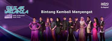 6 artis buru gelaran juara gegar vaganza 3. 12 Senarai Penuh Bintang Otai Berentap Dalam Gegar Vaganza Musim Pertama 2014