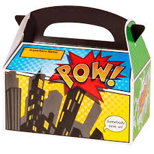 Birthday Party In A Box Canada Superhero Comics Empty Favor Boxes Superhero Party Supplies Party Supplies Canada Superhero Party