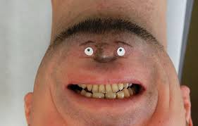 Chin Face Body Art Halloween Face Makeup Funny