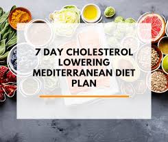 7 day cholesterol lowering mediterranean diet plan pdf