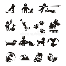 Dog And Cat Icons Set Authors Illustration In Vector Aff Icons Cat Dog Set Vector Ad Cat Icon Dog Icon Icon Set